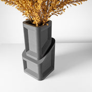 Block Form Vase - 3D printed vase by Valence Objects
