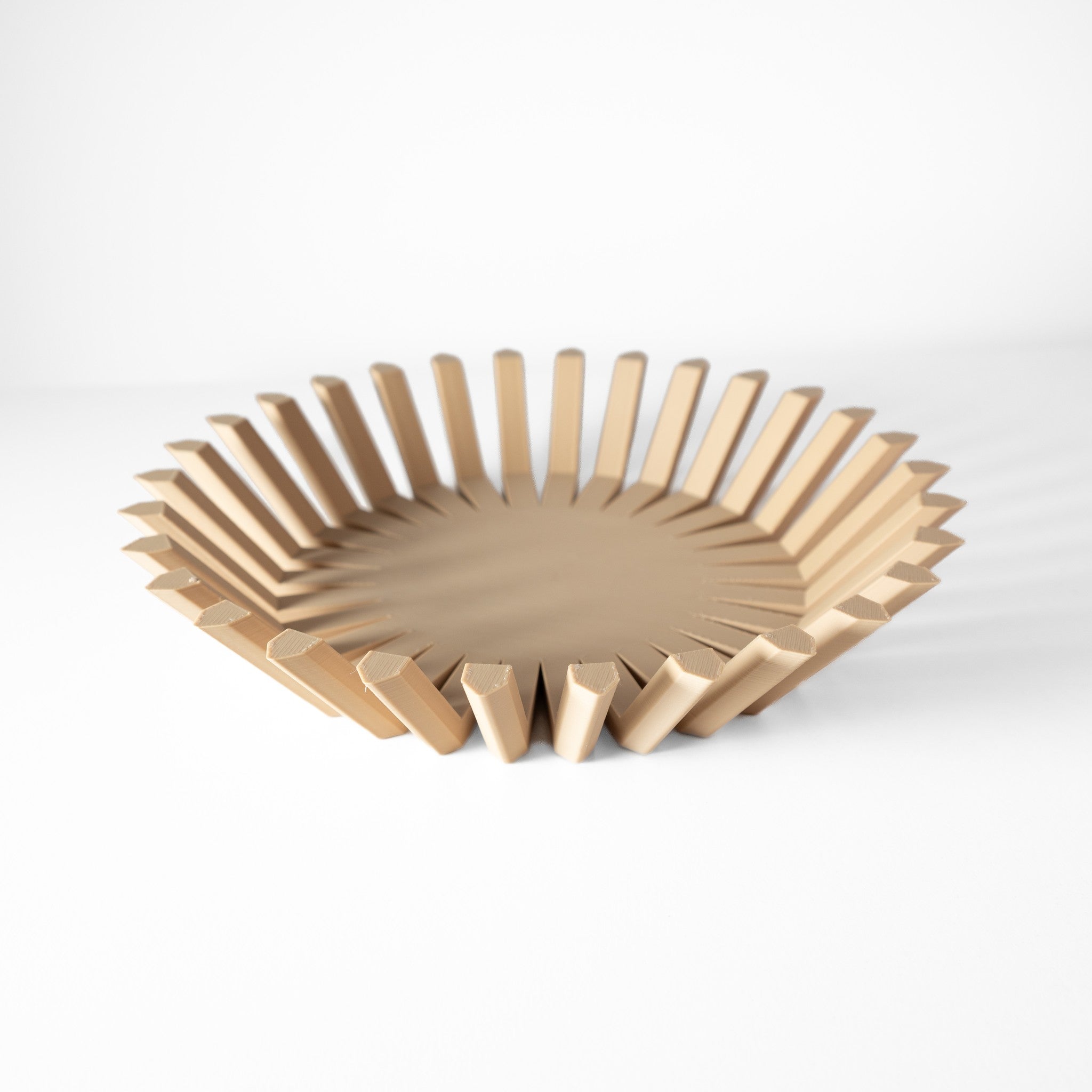 Sunburst Dish - 3D printed bowl & tray by Valence Objects