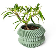Disc Stack Planter - 3D printed planter by Valence Objects