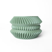 Disc Stack Planter - 3D printed planter by Valence Objects