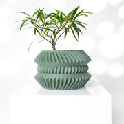 Disc Stack Planter - 3D printed planter by Valence Objects