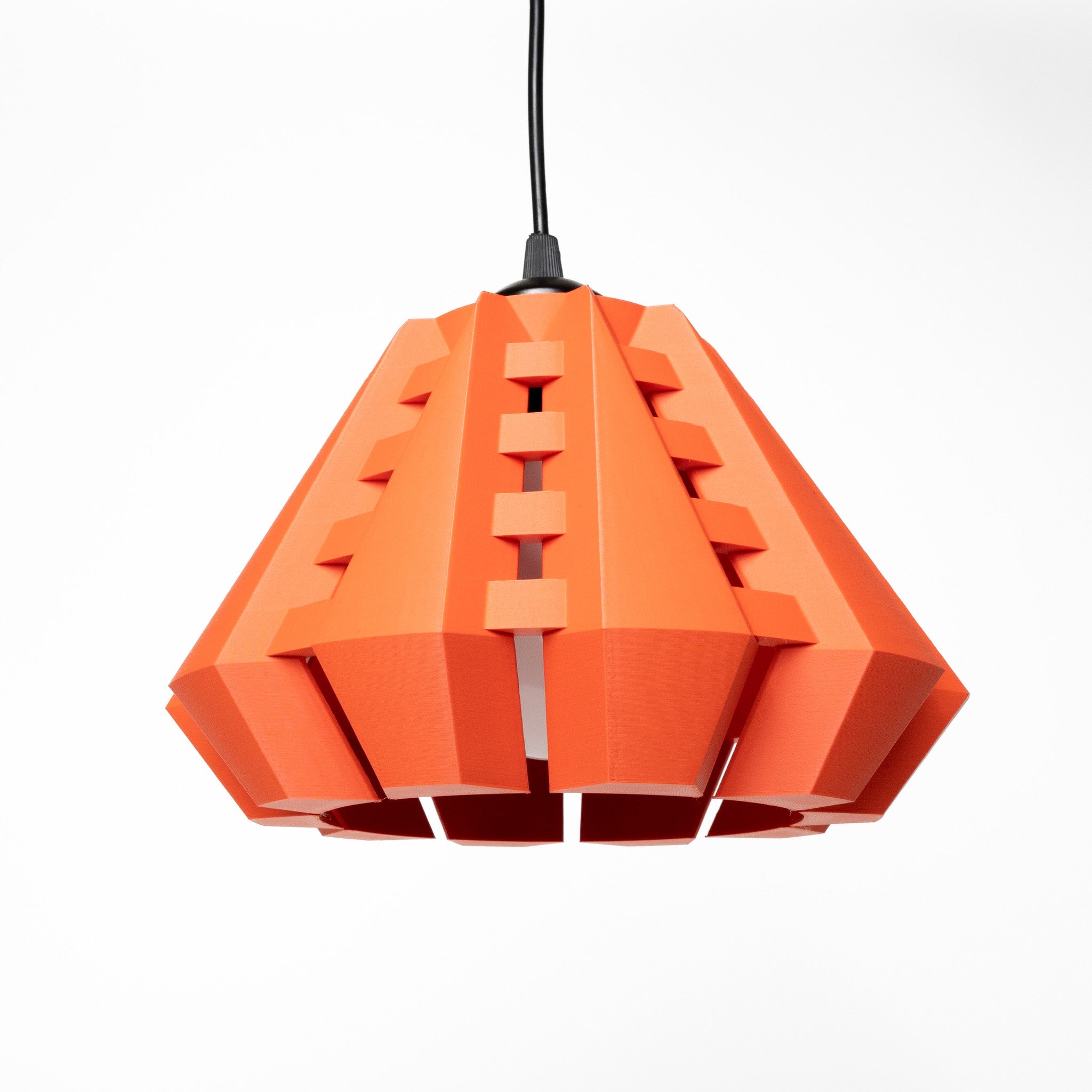 Facet Slot Pendant Light - 3D printed pendant light by Valence Objects