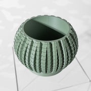 Textured Rib Planter - 3D printed planter by Valence Objects