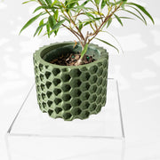 Hex Weave Planter - 3D printed planter by Valence Objects