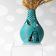 Lattice Window Vase - 3D printed vase by Valence Objects