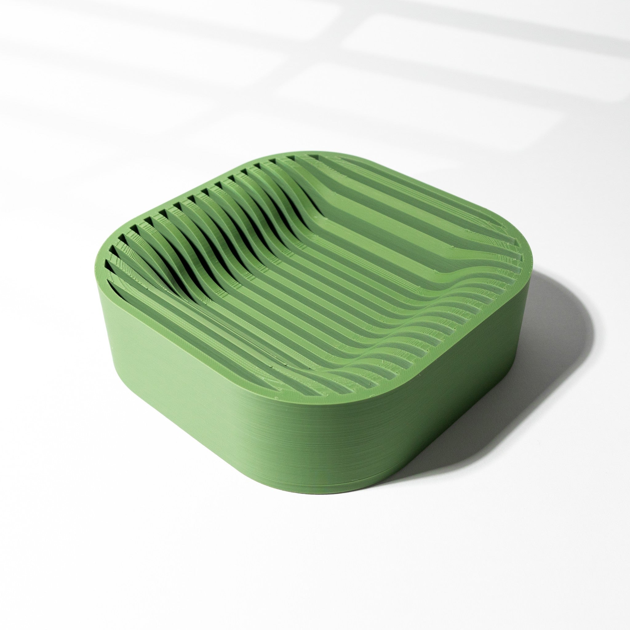 Wave Slot Tray - 3D printed bowl & tray by Valence Objects