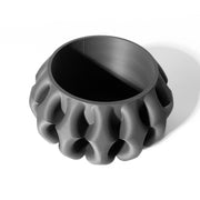 Wave Fin Planter - 3D printed planter by Valence Objects