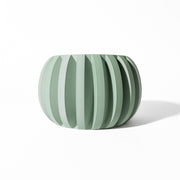 Rib Globe Planter - 3D printed planter by Valence Objects