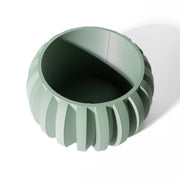 Rib Globe Planter - 3D printed planter by Valence Objects