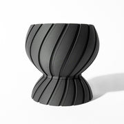 Twist Waist Planter - 3D printed planter by Valence Objects