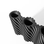 Diagonal Rib Vase - 3D printed vase by Valence Objects