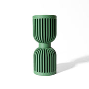 Rib Hourglass Vase - 3D printed vase by Valence Objects