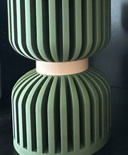 Rib Hourglass Vase - 3D printed vase by Valence Objects