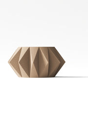 Gem Hex Planter - 3D printed planter by Valence Objects