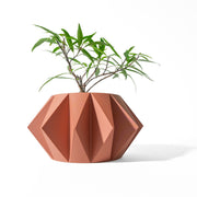 Gem Hex Planter - 3D printed planter by Valence Objects