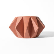 Gem Hex Planter - 3D printed planter by Valence Objects
