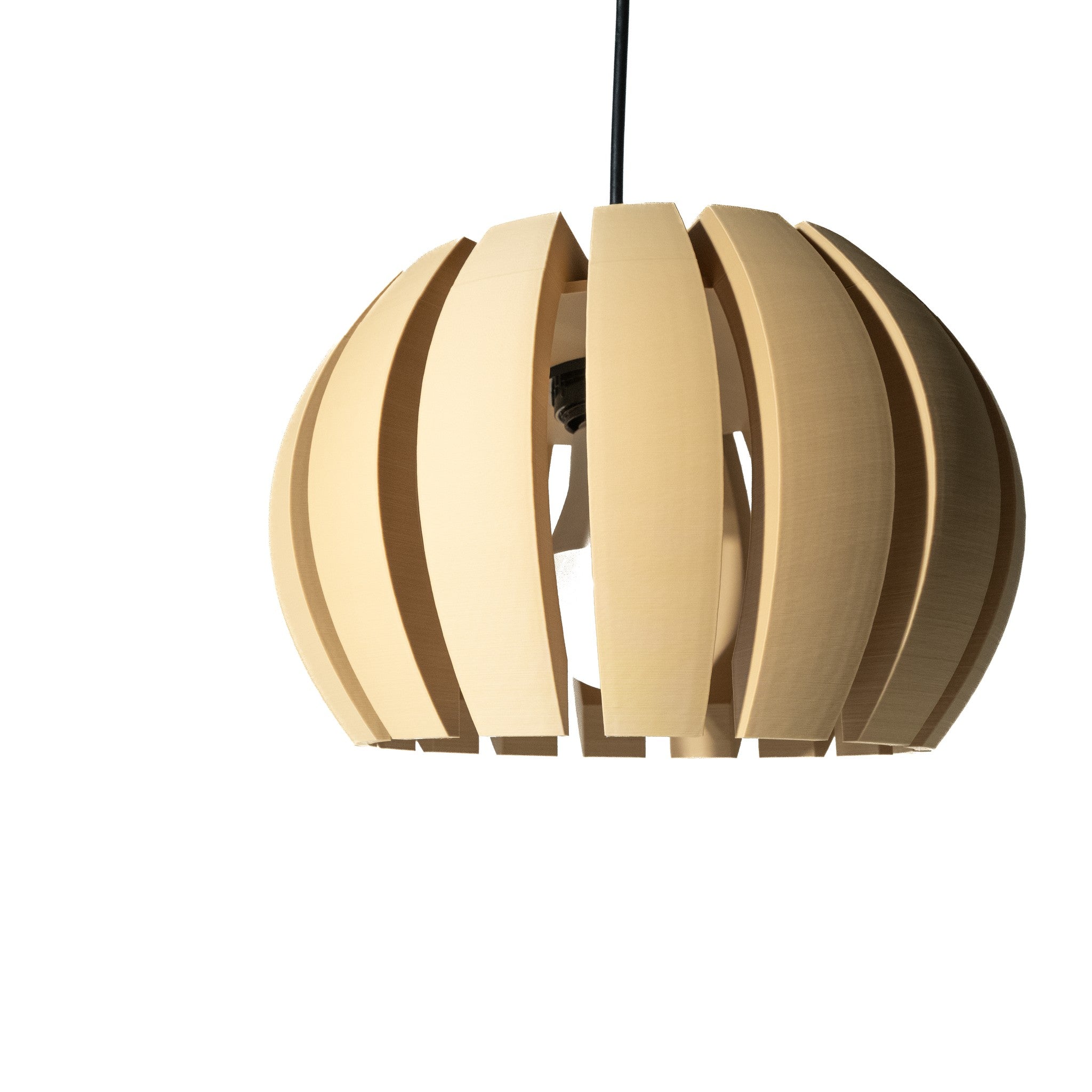 Blade Dome Pendant Light - 3D printed pendant light by Valence Objects