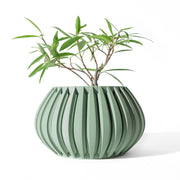 Pillar Rib Planter - 3D printed planter by Valence Objects