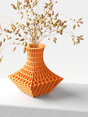 Mesh Flare Vase - 3D printed vase by Valence Objects