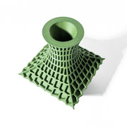 Mesh Flare Vase - 3D printed vase by Valence Objects