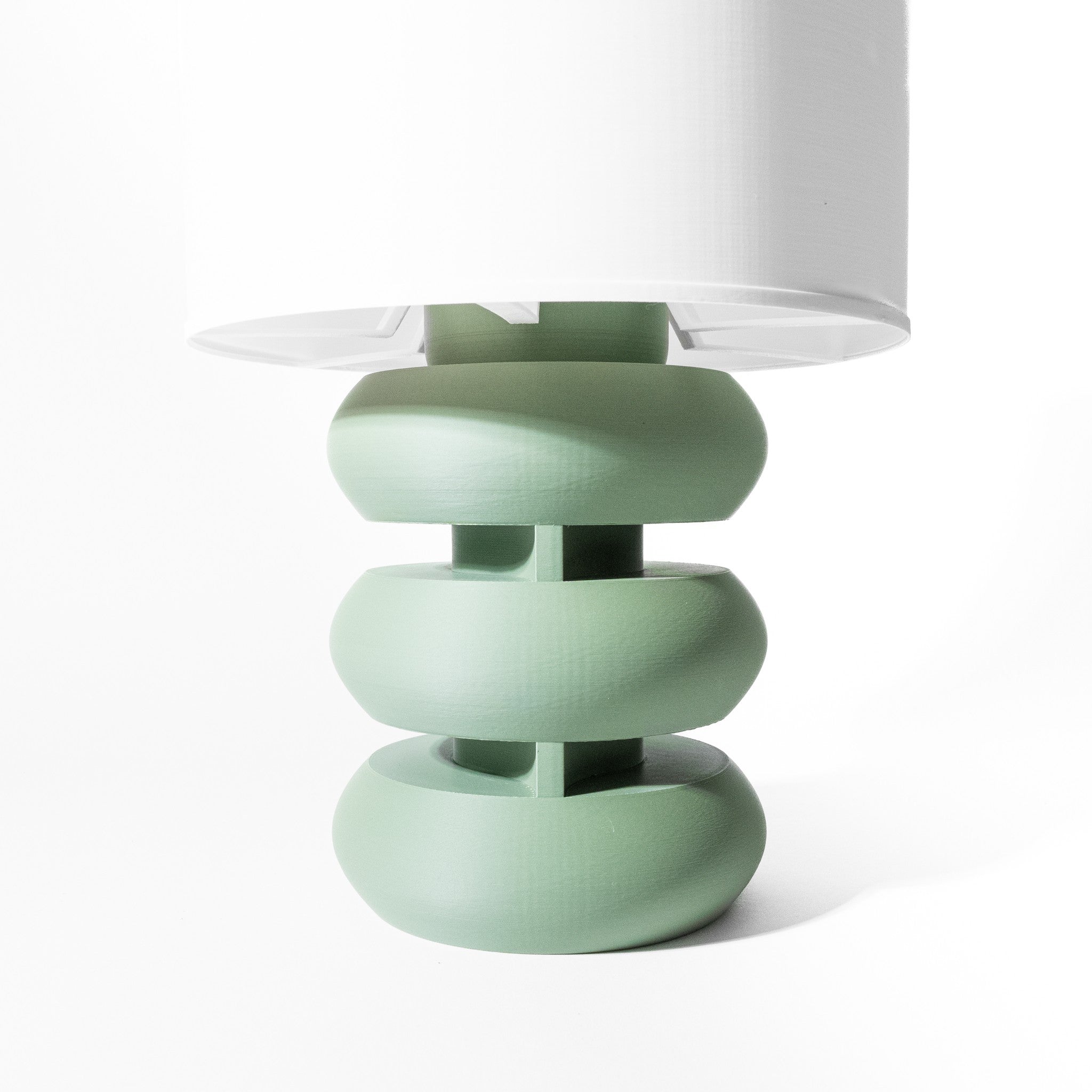 Ring Stack Table Lamp - 3D printed table lamp by Valence Objects