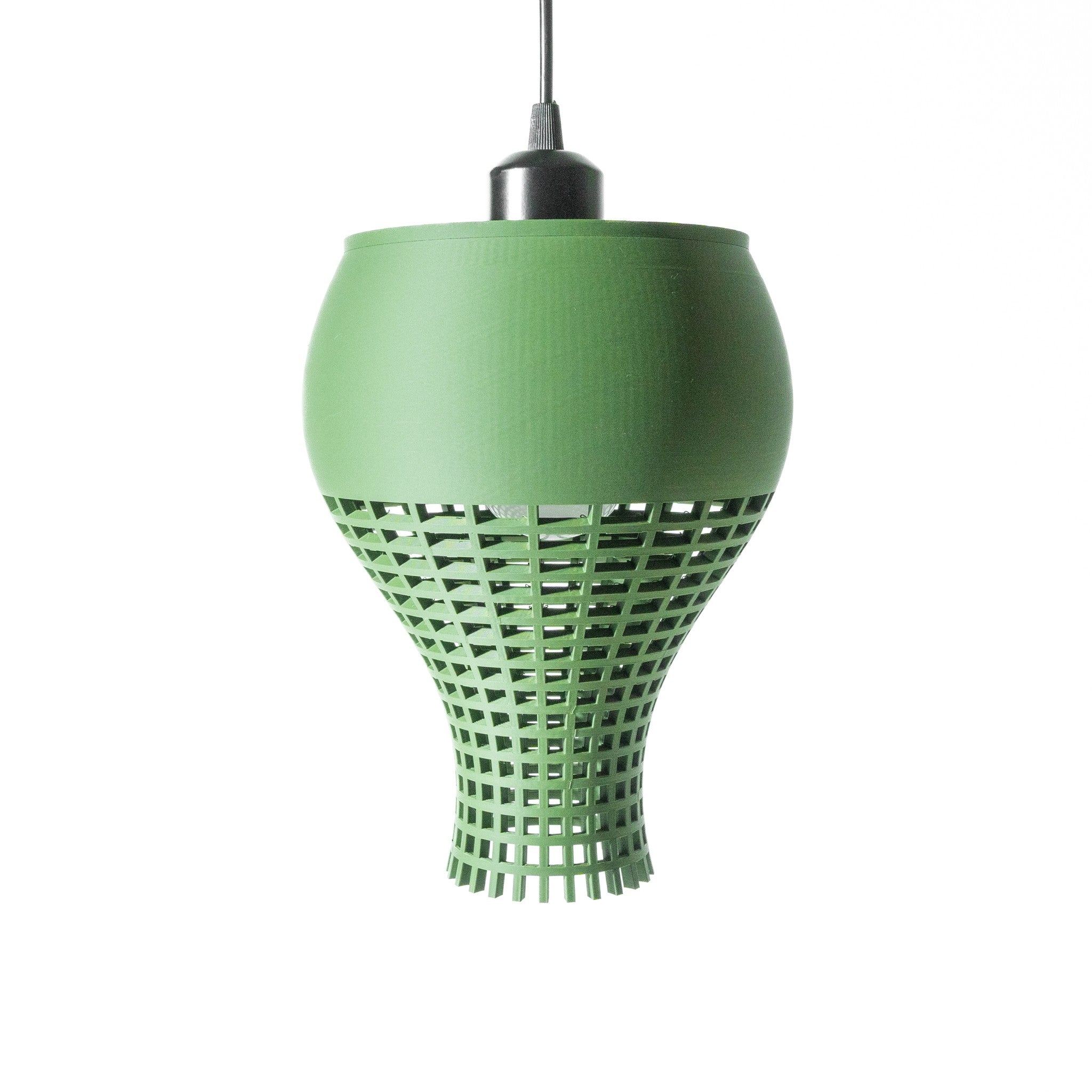 Mesh Flare Pendant Light - 3D printed pendant light by Valence Objects