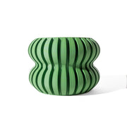 Wave Flute Planter - 3D printed planter by Valence Objects