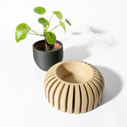 Fluted Riser Planter - 3D printed planter by Valence Objects