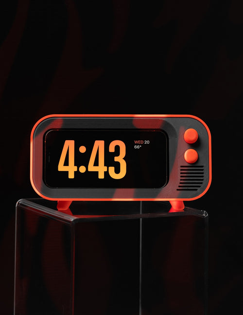 Retro TV Phone Dock - 3D printed display stand by Valence Objects