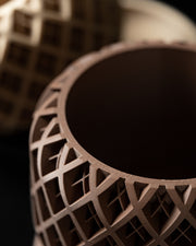Diamond Basin Planter - 3D printed planter by Valence Objects