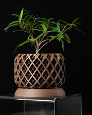Diamond Basin Planter - 3D printed planter by Valence Objects