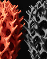 Branch Relief Vase - 3D printed vase by Valence Objects