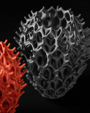 Branch Relief Vase - 3D printed vase by Valence Objects