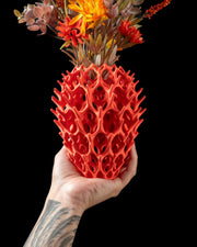 Branch Relief Vase - 3D printed vase by Valence Objects
