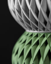 Quilt Ring Planter - 3D printed planter by Valence Objects
