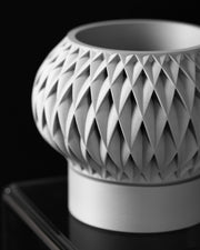 Quilt Ring Planter - 3D printed planter by Valence Objects