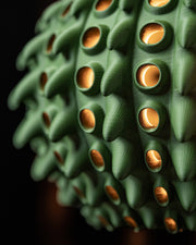 Spike Orb Pendant Light - 3D printed pendant light by Valence Objects