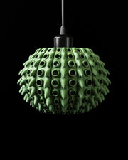 Spike Orb Pendant Light - 3D printed pendant light by Valence Objects