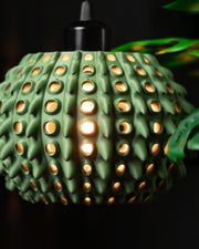 Spike Orb Pendant Light - 3D printed pendant light by Valence Objects