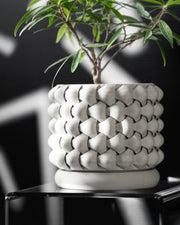 Bubble Knob Planter - 3D printed planter by Valence Objects