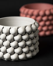Bubble Knob Planter - 3D printed planter by Valence Objects
