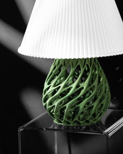Web Base Table Lamp - 3D printed table lamp by Valence Objects