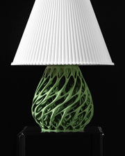 Web Base Table Lamp - 3D printed table lamp by Valence Objects
