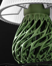 Web Base Table Lamp - 3D printed table lamp by Valence Objects