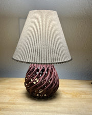 Web Base Table Lamp - 3D printed table lamp by Valence Objects
