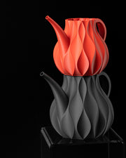 Flame Watering Can - 3D printed watering can by Valence Objects