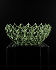Petal Lattice Bowl - 3D printed bowl & tray by Valence Objects