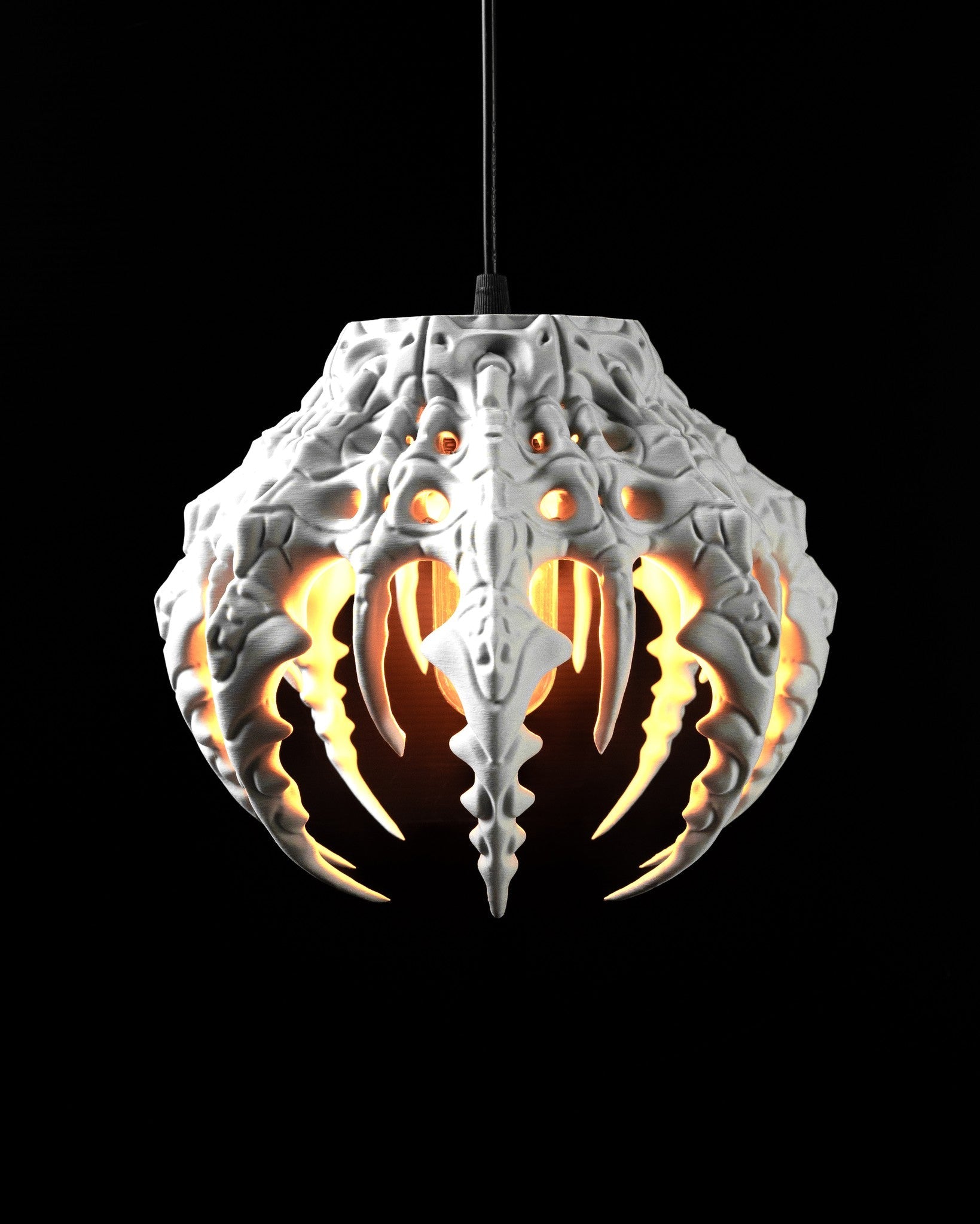 Claw Dome Pendant Light - 3D printed pendant light by Valence Objects