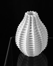 Fin Blade Vase - 3D printed vase by Valence Objects