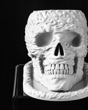 Skull Planter - 3D printed planter by Valence Objects